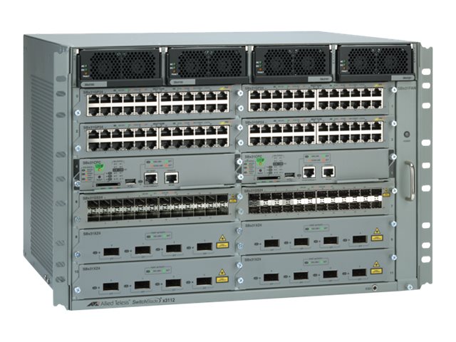 12SLOT CHASSIS INCL AT-SBX31FAN NO POWER SUPPLIES 990-002928-00
