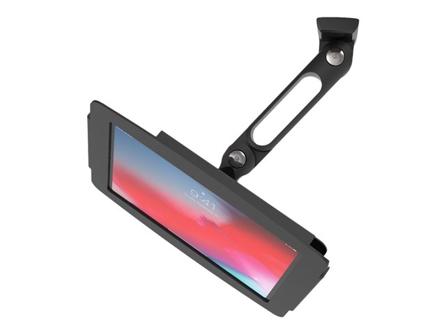 Compulocks iPad Pro 11" (1-4th Gen) Space Enclosure Swing Wall Mount - Enclosure - Anti-Theft - for tablet - lockable - high-grade aluminium - black - screen size: 11" - wall-mountable, surface mountable, counter top - for Apple 11-inch iPad Pro (1st gene