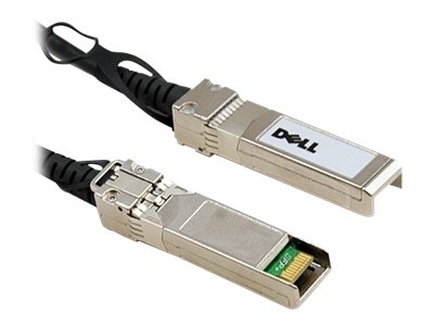 Dell Customer Kit - 25GBase direct attach cable - SFP28 (M) to SFP28 (M) - 3 m - twinaxial - passive - for PowerEdge FC640, R530, R540, R630, R740, R7415, R7425, PowerSwitch S5212, S5232, S5296