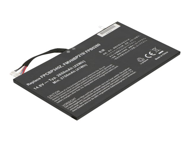 2-Power Main Battery Pack - laptop battery - Li-pol - 2850 mAh - 42 Wh
