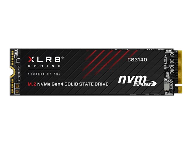 PNY XLR8 CS3140 - SSD - 4 TB - internal - M.2 2280 - PCIe 4.0 x4 (NVMe) - 256-bit AES - integrated heatsink