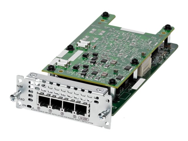 4-PORT NETWORK INTERFACE MODULE FXO (UNIVERSAL)