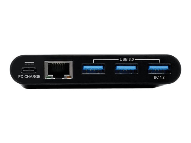 Eaton Tripp Lite series 3-Port USB C hub w/ Gigabit ethernet GbE, USB-C Charging USB Type C USB-C USB 3.1 Hub - hub - 5 ports