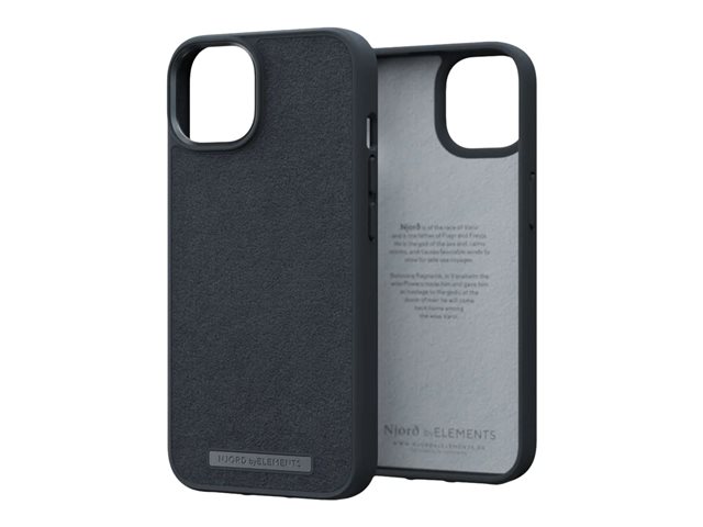 NJORD SUEDE COMFORT+ CASE FOR IPHONE 14 PRO MAX BLACK