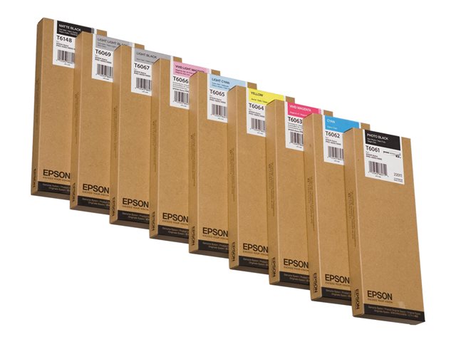 Epson T6063 - vivid magenta - original - ink cartridge