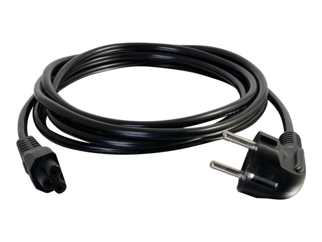 C2G Laptop Power Cord - power cable - IEC 60320 C5 to power CEE 7/7 - 3 m