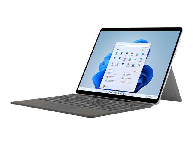 Microsoft Surface Pro Signature Keyboard - keyboard - with touchpad, accelerometer, Surface Slim Pen 2 storage and charging tray - QWERTY - English - platinum - with Slim Pen 2 Input Device