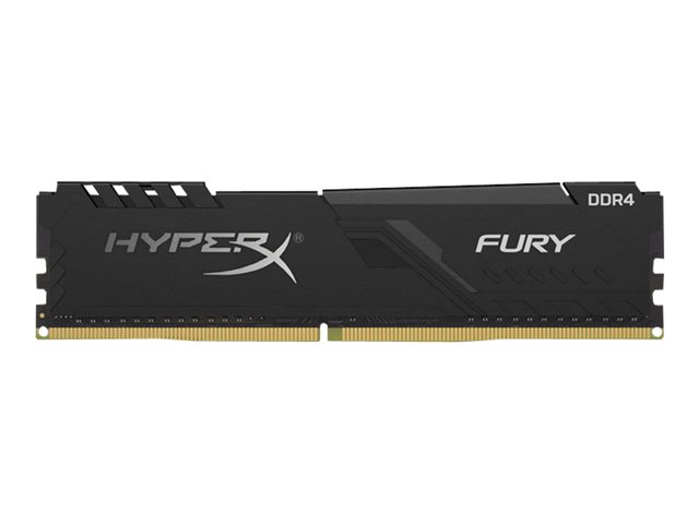 HyperX FURY - DDR4 - kit - 8 GB: 2 x 4 GB - DIMM 288-pin - 3200 MHz / PC4-25600 - CL16 - 1.35 V - unbuffered - non-ECC - black