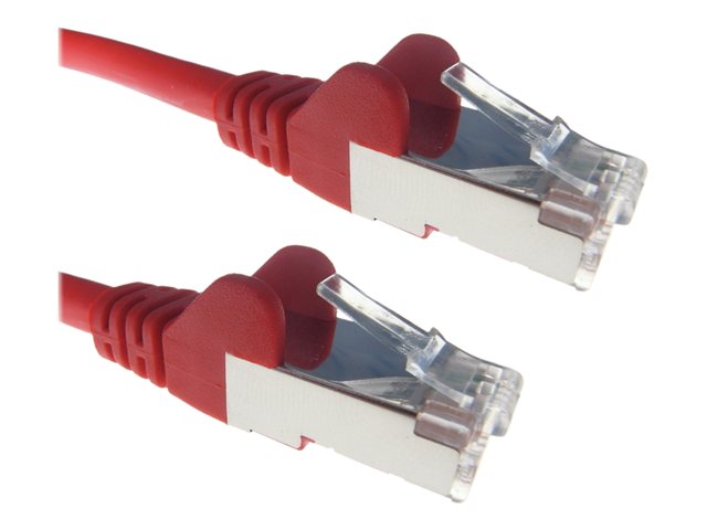 0.5M RJ45 CAT6A NETWORK CABLE 26AWG - RED