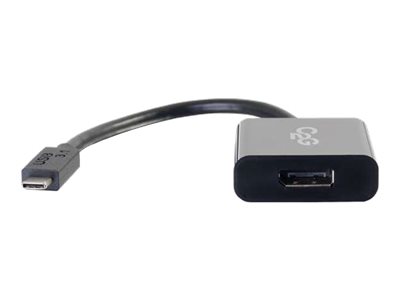 C2G USB C to DisplayPort Adapter Converter - USB Type C to DisplayPort Black - external video adapter - black