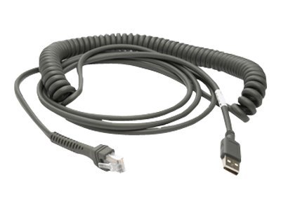 CABLE USB COILED 15FT CONNECTOR 15FT COILED
