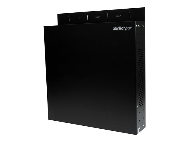 StarTech.com 2U Vertical Wall Mount Mount Server Rack - Low-profile 2 Post Server Cabinet for Switch, Router or Network Equipment - 61.2 lbs capacity (RK219WALVO) - rack - 2U