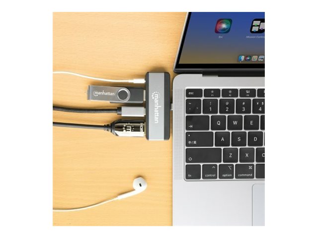 USBC TRAVEL DOCK/HUB 4PORT HDMI/USBA/USBC/3.5MM 100W PD