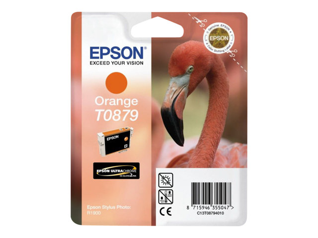 Epson T0879 - orange - original - ink cartridge