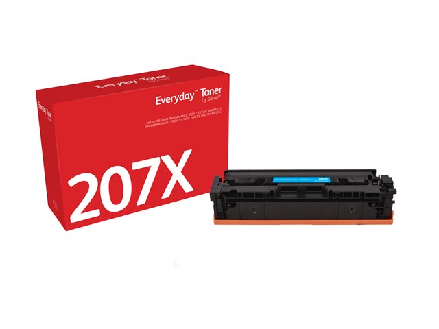 Everyday - High Yield - cyan - compatible - toner cartridge (alternative for: HP 207X, HP W2211X) - Green World Alliance return programme - for HP Color LaserJet Pro M255dw, M255nw, MFP M282nw, MFP M283fdn, MFP M283fdw