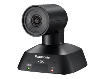 Wide-angle 4K PTZ with IP streaming - Black