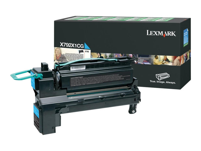 Lexmark - Extra High Yield - cyan - original - toner cartridge - LCCP, LRP