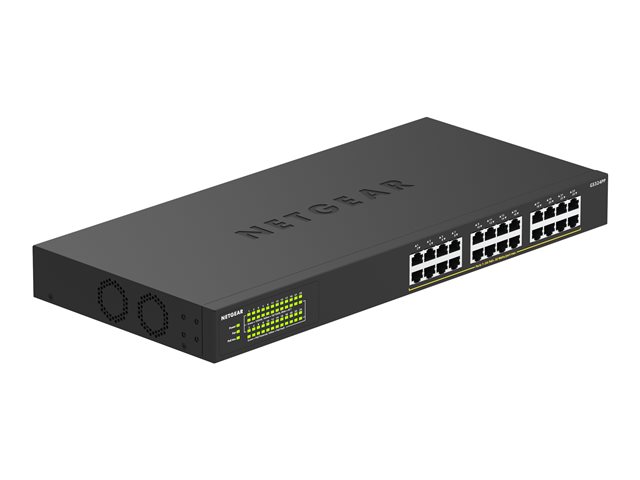NETGEAR GS324PP - switch - 24 ports - unmanaged - rack-mountable