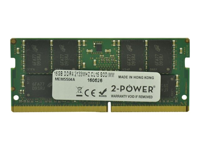 16GB DDR4 2133MHZ CL15 SODIMM MHZ CL15 SODIMM