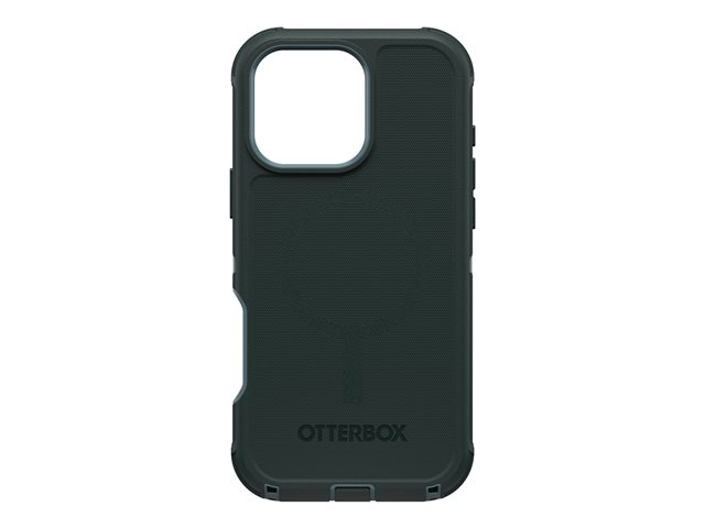 OtterBox Defender Series - Back cover for mobile phone - MagSafe compatibility - silicone - sagebrush (green) - for Apple iPhone 16 Pro Max
