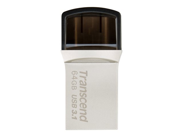 Transcend JetFlash 890 - USB flash drive - 64 GB - USB 3.1