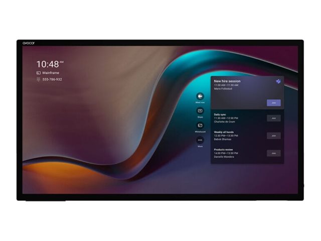 Avocor AVH-7520 - 75" Diagonal Class H Series LED-backlit LCD display - interactive - with touchscreen (multi touch) - 4K UHD (2160p) 3840 x 2160 - direct-lit LED