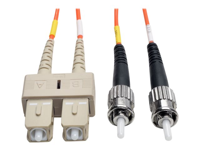 Eaton Tripp Lite Series Duplex Multimode 50/125 Fiber Patch Cable (SC/ST), 5M (16 ft.) - patch cable - 5 m - orange