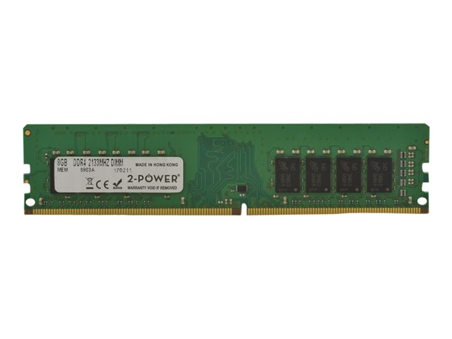 2-Power - DDR4 - module - 8 GB - DIMM 288-pin - 2133 MHz / PC4-17000 - CL15 - 1.2 V - unbuffered - non-ECC