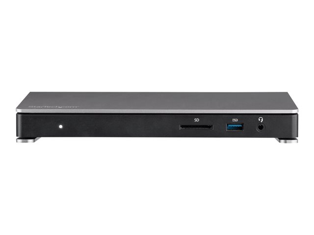 Startech Thunderbolt 3 Dock, Dual Monitor 4K 60Hz TB3 Laptop Docking Station with DisplayPort, 85W Power Delivery Charging, 6-Port USB 3.0 Hub, SD 4.0 Reader, GbE, Audio, Windows & Mac - 85W PD TB3 Dock (TB3DOCK2DPPU) - Docking station - Thunderbolt 3 - D