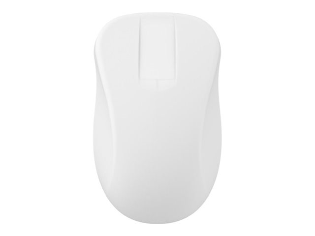 CHERRY AK-PMH21 - Mouse - ergonomic - washable - optical - 3 buttons - wireless - 2.4 GHz - USB wireless receiver - white
