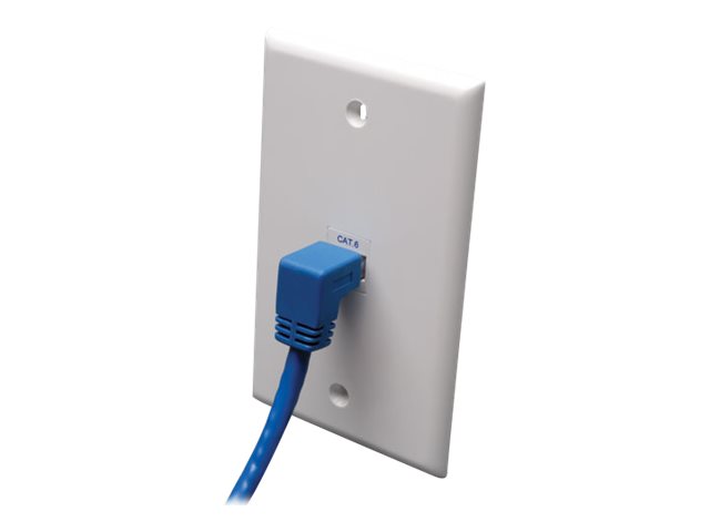 3FT CAT6 UTP DOWN ANGLE BLUE BLUE CABLE