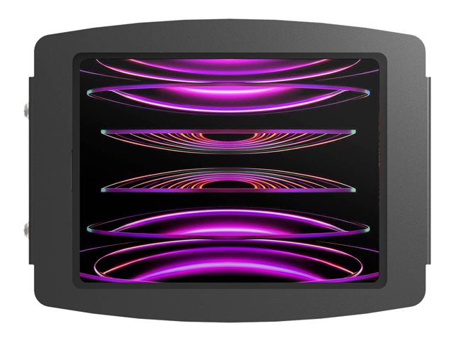 Compulocks iPad Pro 12.9" (3-6th Gen) Space Enclosure Wall Mount - Enclosure - for tablet - lockable - aluminium - black - screen size: 12.9" - mounting interface: 100 x 100 mm - wall-mountable - for Apple 12.9-inch iPad Pro (3rd generation, 4th generatio