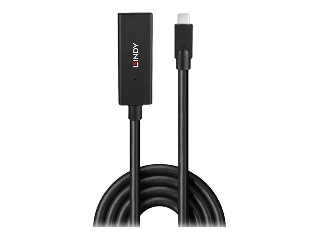 Lindy - USB-C extension cable - 24 pin USB-C to DC jack 3.5 mm, 24 pin USB-C - 5 m