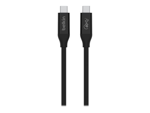 USB4 CABLE USB-C / USB-C 40 GBIT / S 100W 0.8M BLACK