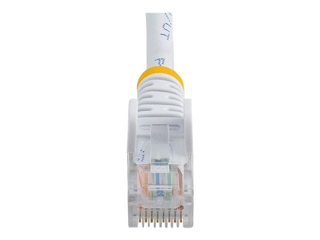 StarTech.com 0.5m White Cat5e / Cat 5 Snagless Ethernet Patch Cable 0.5 m - Patch cable - RJ-45 (M) to RJ-45 (M) - 50 cm - UTP - CAT 5e - snagless, stranded - white