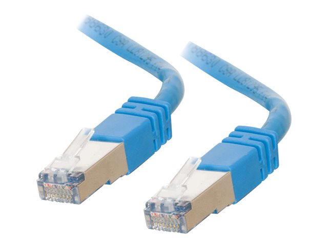 C2G Cat5e Booted Shielded (STP) Network Patch Cable - patch cable - 15 m - blue