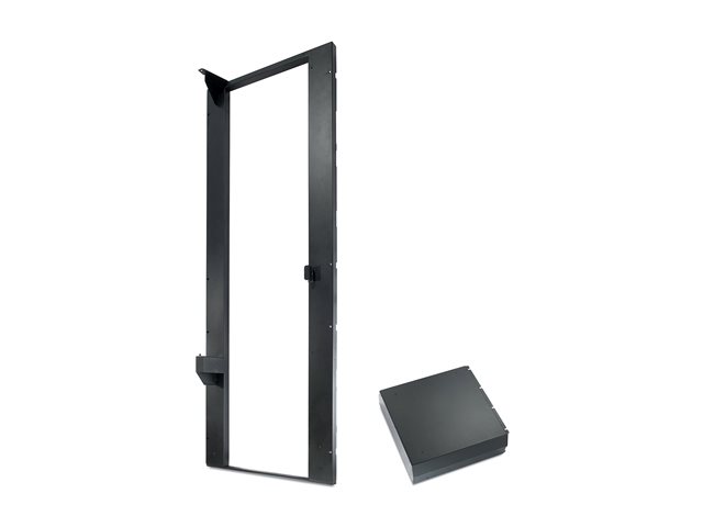 APC Rack Air Removal Unit - Rack mounting frame - black - for NetShelter SX Enclosure with Sides, Enclosure without rear doors