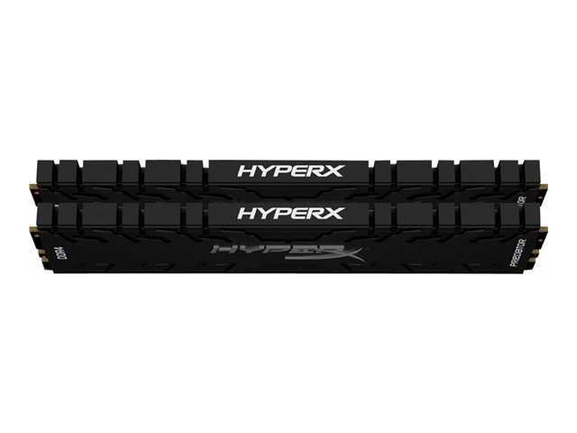 HyperX Predator - DDR4 - kit - 16 GB: 2 x 8 GB - DIMM 288-pin - 3200 MHz / PC4-25600 - CL16 - 1.35 V - unbuffered - non-ECC - black
