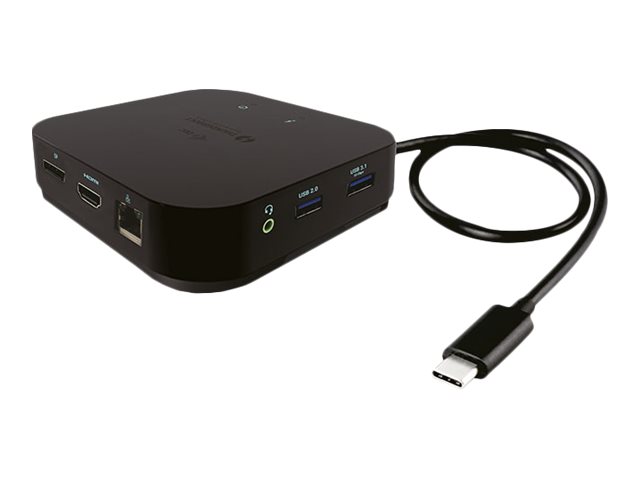 i-Tec Thunderbolt 3 Travel Dock Dual 4K Display + Power Delivery 60W - docking station - USB-C 3.1 / Thunderbolt 3 - HDMI, DP - 1GbE