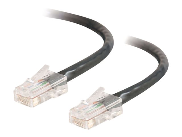 C2G Cat5e Non-Booted Unshielded (UTP) Network Crossover Patch Cable - crossover cable - 1 m - black