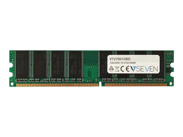 V7 - DDR - module - 1 GB - DIMM 184-PIN - 333 MHz / PC2700 - unbuffered