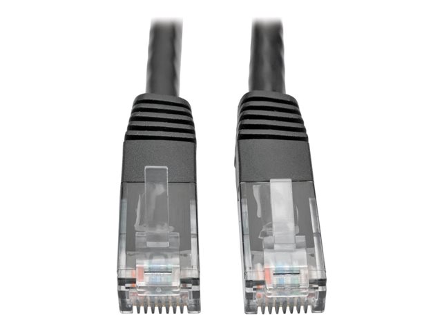 Eaton Tripp Lite Series Cat6 Gigabit Molded (UTP) Ethernet Cable (RJ45 M/M), PoE, Black, 6 ft. (1.83 m) - patch cable - 1.83 m - black