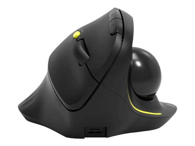 PORT Connect Professional - vertical mouse - with trackball - 2.4 GHz, Bluetooth 3.0, Bluetooth 5.0