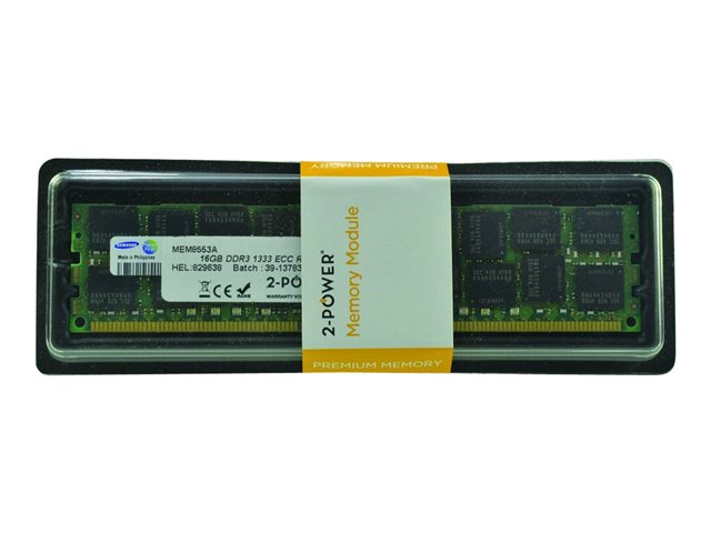 2-Power - DDR3L - module - 16 GB - DIMM 240-pin - 1333 MHz / PC3L-10600 - registered