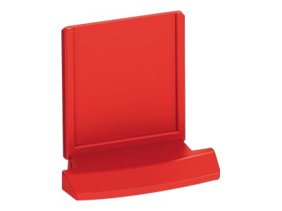 RJ45 SHUTTER RED PANEL 19IN 1U X 24