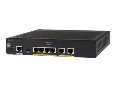 Cisco Integrated Services Router 931 - Router 4-port switch - 1GbE - WAN ports: 2 - remanufactured