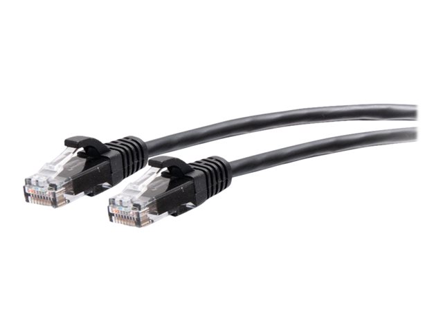 C2G 4ft (1.2m) Cat6a Snagless Unshielded (UTP) Slim Ethernet Network Patch Cable - Black - patch cable - 1.2 m - black