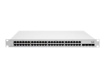 Cisco Meraki Cloud Managed MS210-48LP - Switch - 48 x 1000Base-T + 4 x Gigabit SFP (uplink) - PoE+ (370 W)
