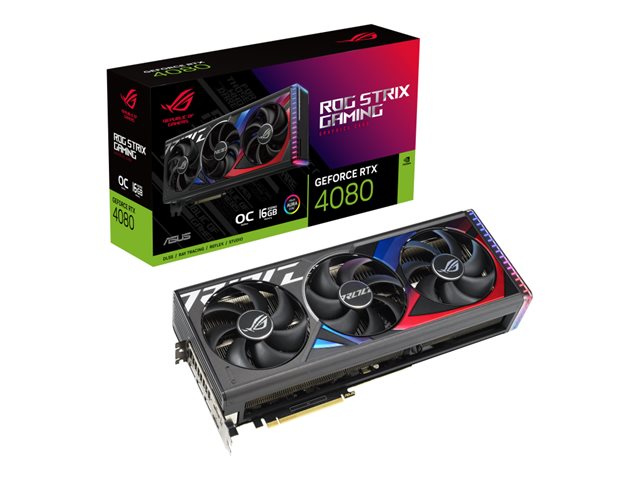 ASUS ROG Strix GeForce RTX 4080 - OC Edition - graphics card - GeForce RTX 4080 - 16 GB