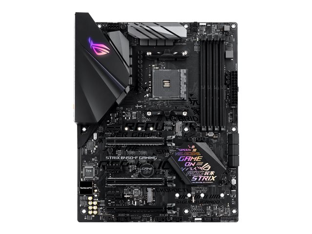 ASUS ROG STRIX B450-F GAMING - Motherboard - ATX - Socket AM4 - AMD B450 - USB 3.1 Gen 1, USB 3.1 Gen 2 - Gigabit LAN - onboard graphics (CPU required) - HD Audio (8-channel)